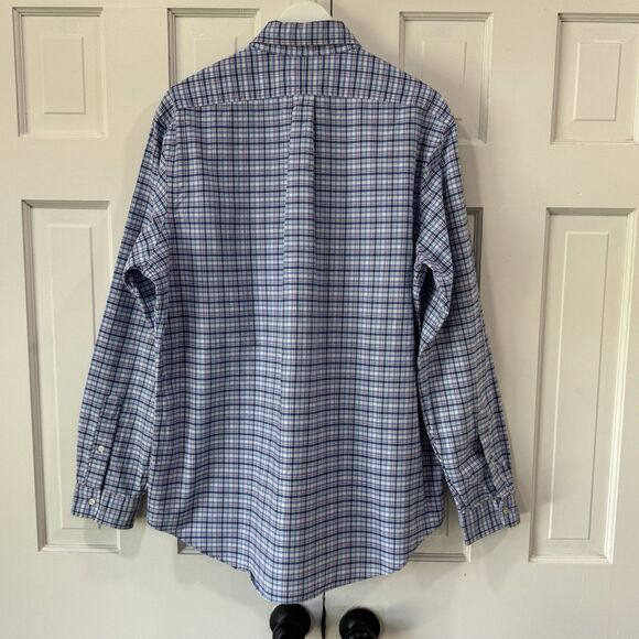 Ralph Lauren Check Plaid Button Down Shirt Long Sleeve Collared Mens XL - Picture 3 of 11